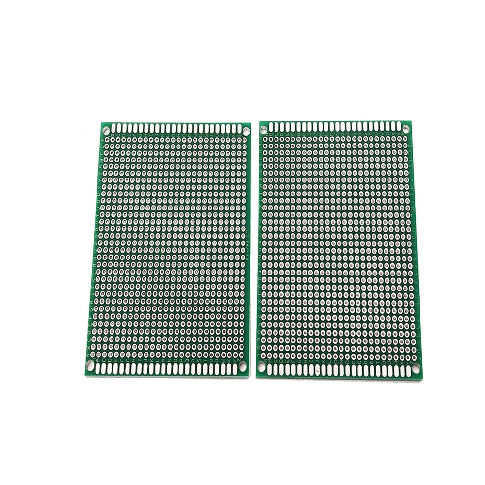5 uds Universal 7x9 FR-4 fibra de vidrio de doble cara placa de pruebas DIY Kit de Protoboard electrónico para creación de prototipos de circuitos PCB