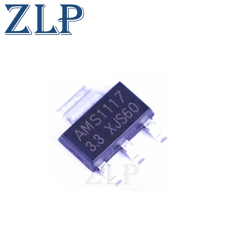 100PCS/LOT IC REG LIN AMS1117 1.2V 1.5V 1.8V 2.5V 3.3V 5V ADJ SOT223 1117 Voltage Regulator LM1117