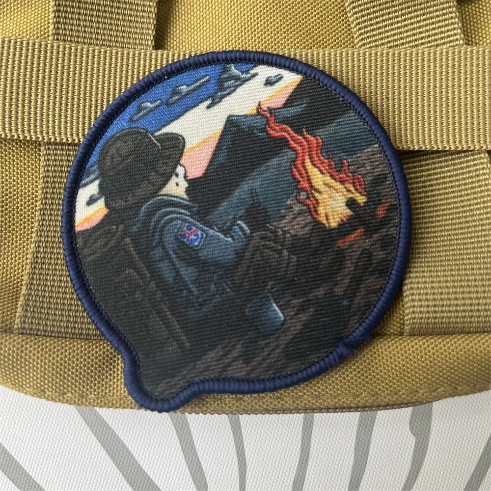 

Take A Break Tactical Morale Badge Patch Military Armband Printed Hook and Loop Patches for Backpack Sticker