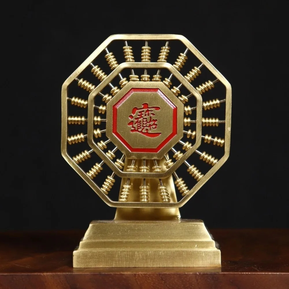 Windmill Abacus Ornament: Attracts Wealth and Prosperity, Rotating Octagonal Abacus, Home and Office Decor