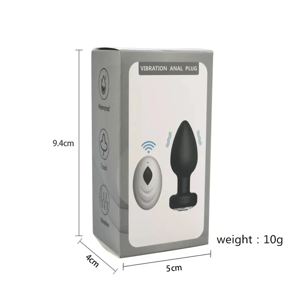 Remote-Controlled Vibrating Anal Plug for Men – 10 Vibration Modes, USB Rechargeable Sc95e9e1cd6cd4efdb9e94e9952ab59cdW