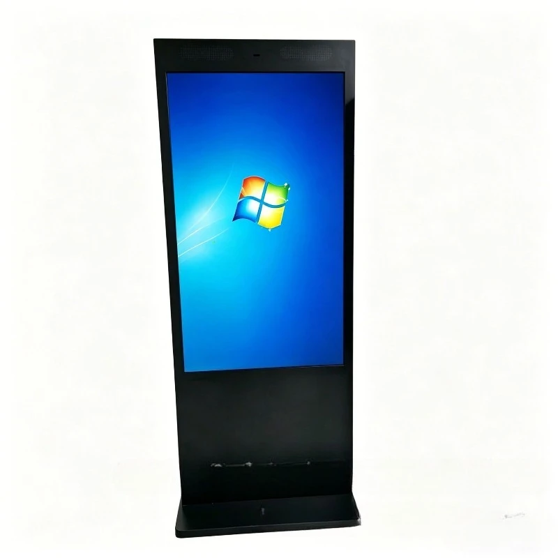 Outdoor Advertising Display for 32 to 110 Inch IP65 Waterproof High Brightness HD Sunlight Readable Floor Standing Digital