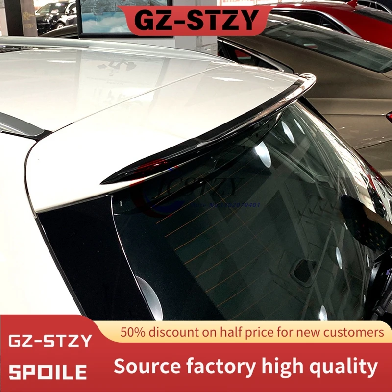 

For Mercedes Benz C-Class Wagon S205 Hatchback 2015-2020 Rear Trunk Roof Lip Spoiler Wing Splitter Diffuser Car Accessories