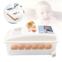 24 Eggs Auto-Turning Digital Incubator Automatic Hatch Chicken Duck Egg Turner