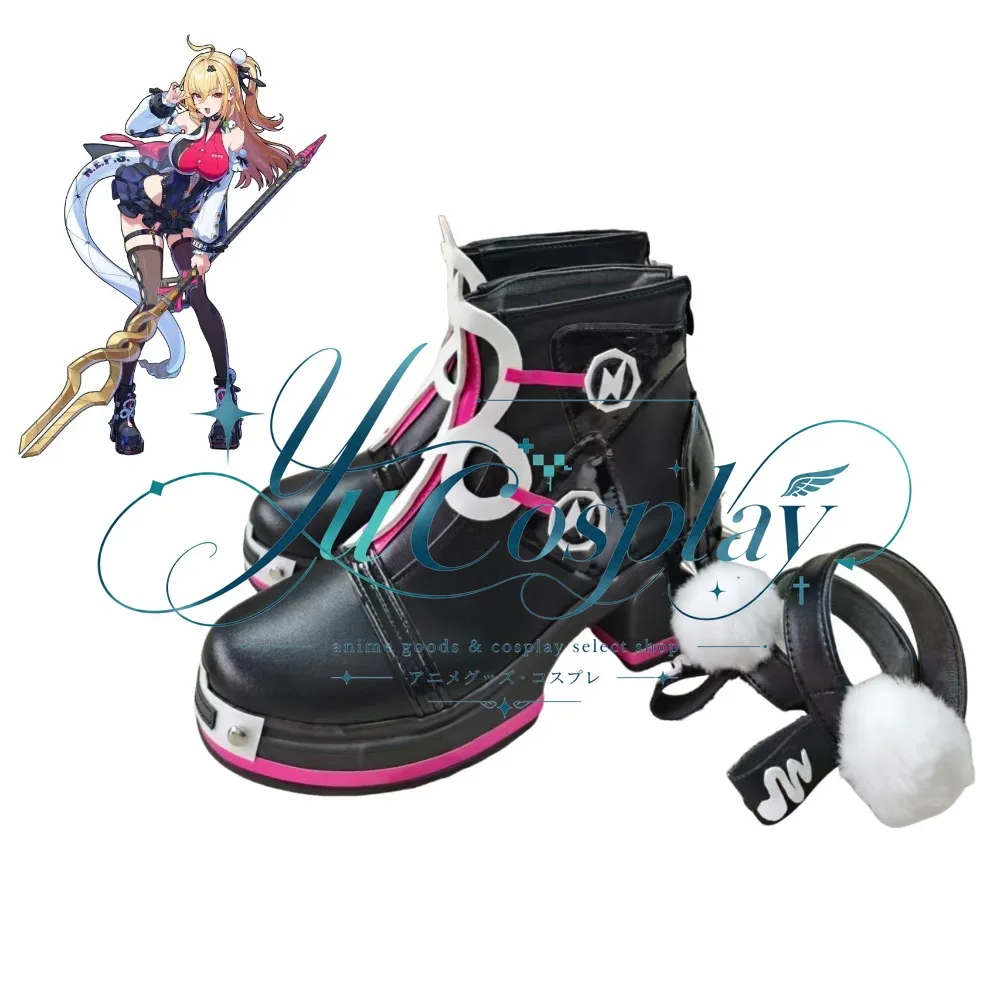 Cissia Cosplay Shoes Custom Made High Heel Character Footwear Stylish Design for Photography
