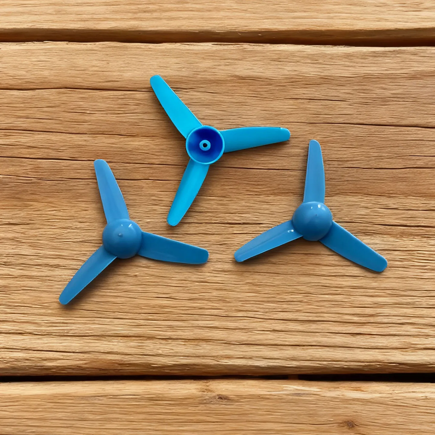 3pcs 3-Blade Fan Propeller with 80*2mm Mount Hole, Replacement Accessories for Science Wind Power Model DIY Educational Toys
