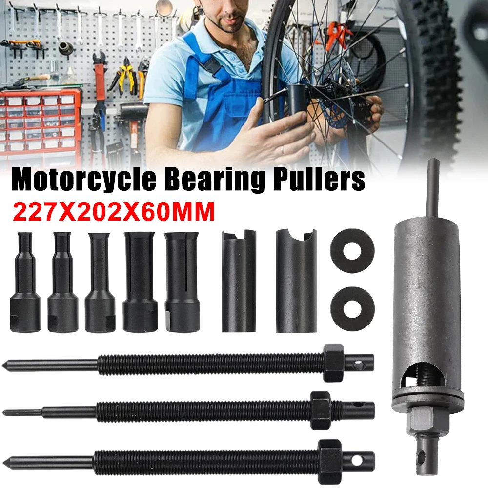 Bearing Puller Remove Set Bike Bearing Disassembly Tool Internal Bearing Removal Kit Motorcycle Bearing Pulling Extractor Tool