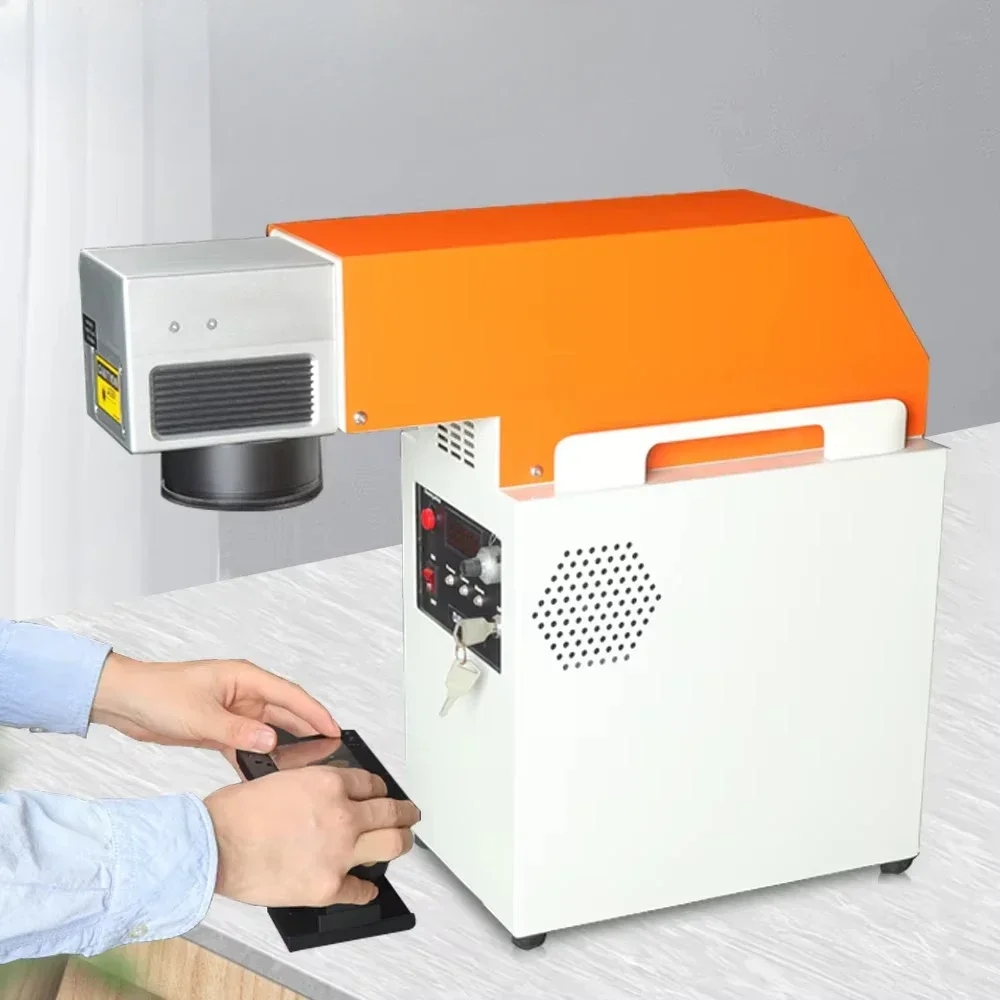 Hot Sale 2W IPG/MAX Laser Engraver Mini Type Fiber Laser Marking Machine for Metal