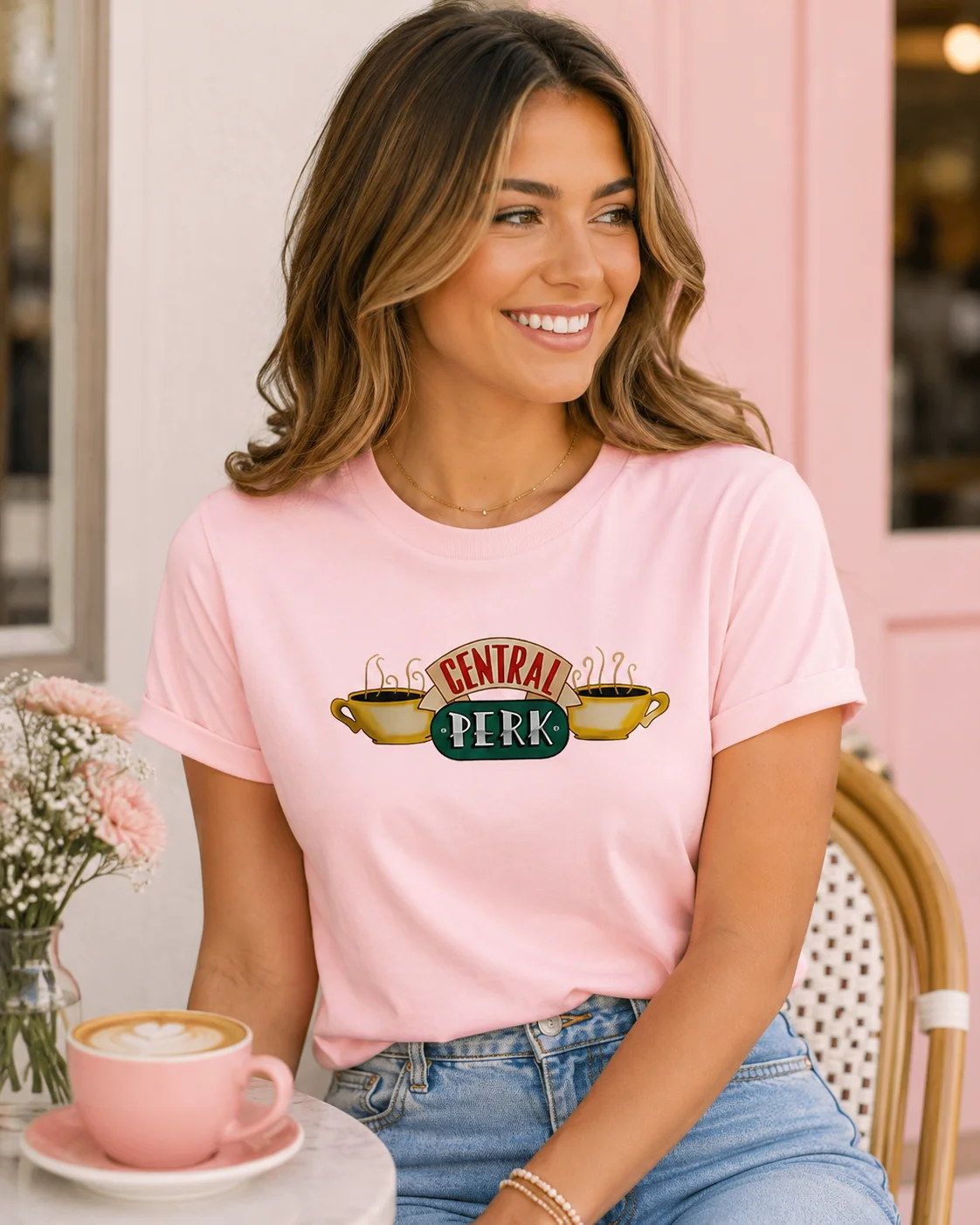 Central Park Café T-Shirt | TV Series | Women T-Shirt | Central Park Café-Themed T-Shirt  Cute Best Friends T-Shirt | Trendy Top