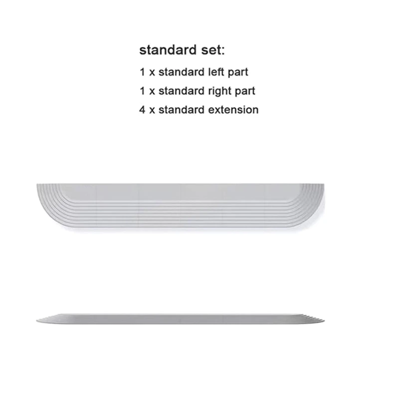 BAAO Threshold Bar Step Ramp Climbing Mat for Roborock for IRobot for Roomba Robot Vacuum, Spare Parts Accessories