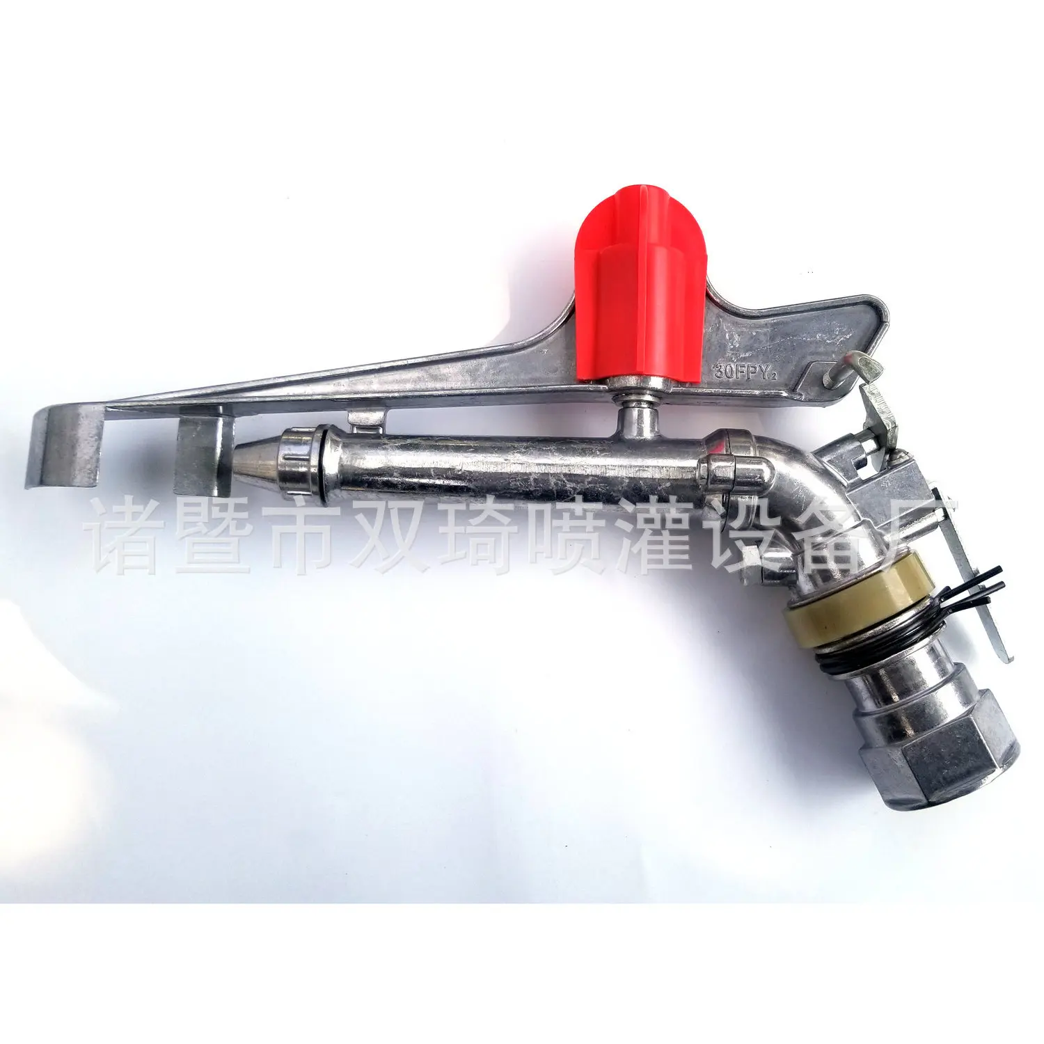 Manguera de fuego de alta presión de 20 m/rollo, 50mm de diámetro interior, manguera de riego agrícola con trípode de aspersor de riego de 57mm