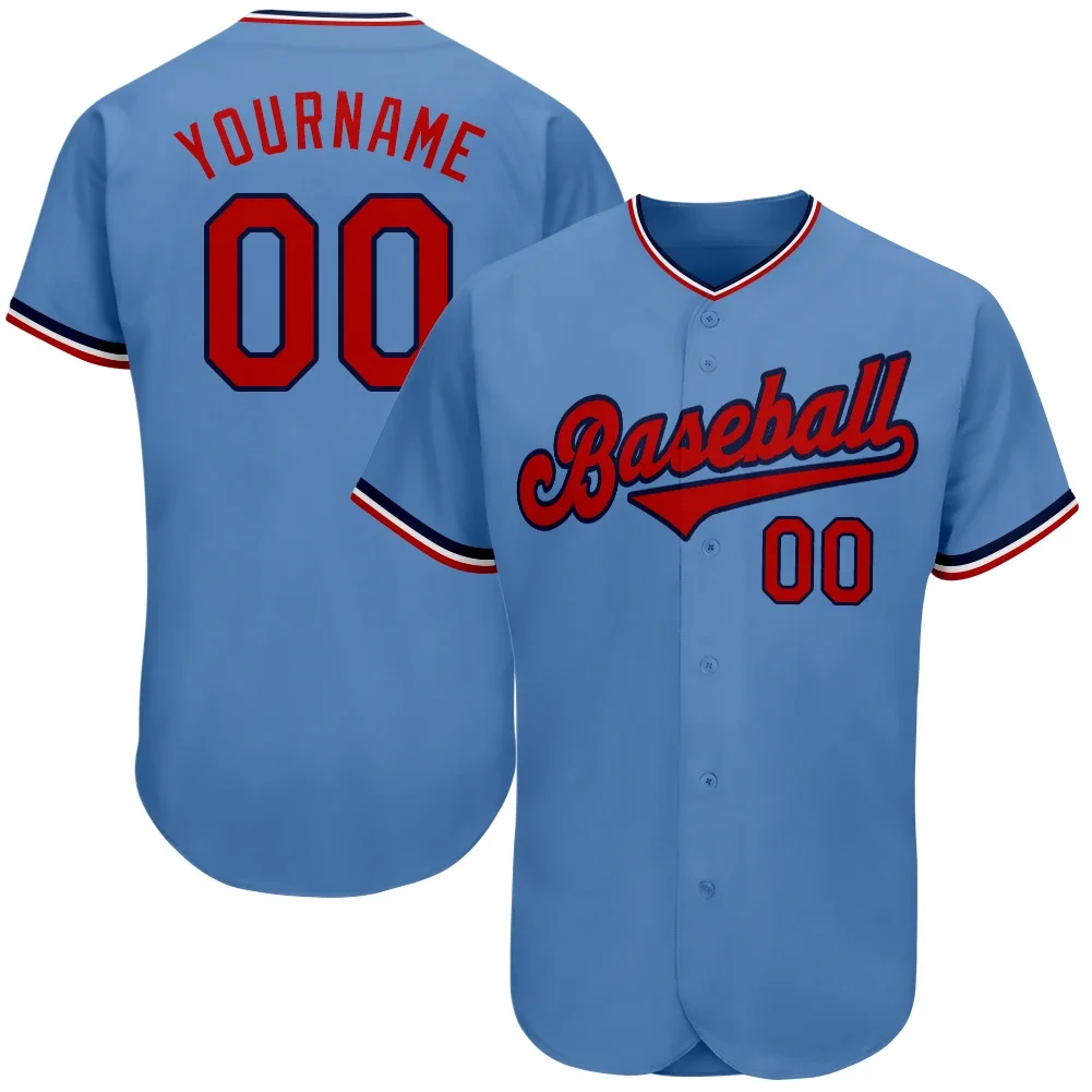 Niestandardowe koszulka baseballowa pełne sublimowane nazwy/numery drużyny tworzą własne oddychająca miękka koszulki z siatki dla mężczyzn/dzieci na