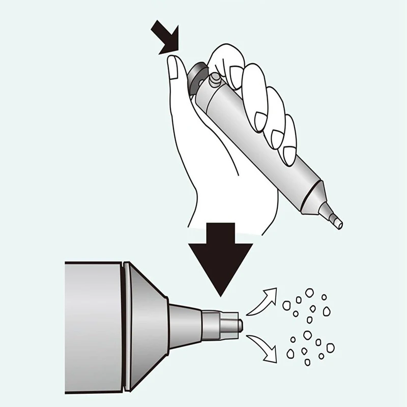 1 Pc Solder Sucker No Clog Desoldering Pump For Solder Removing With Replaceable Heat Resistan Silicone Sucking Nozzle