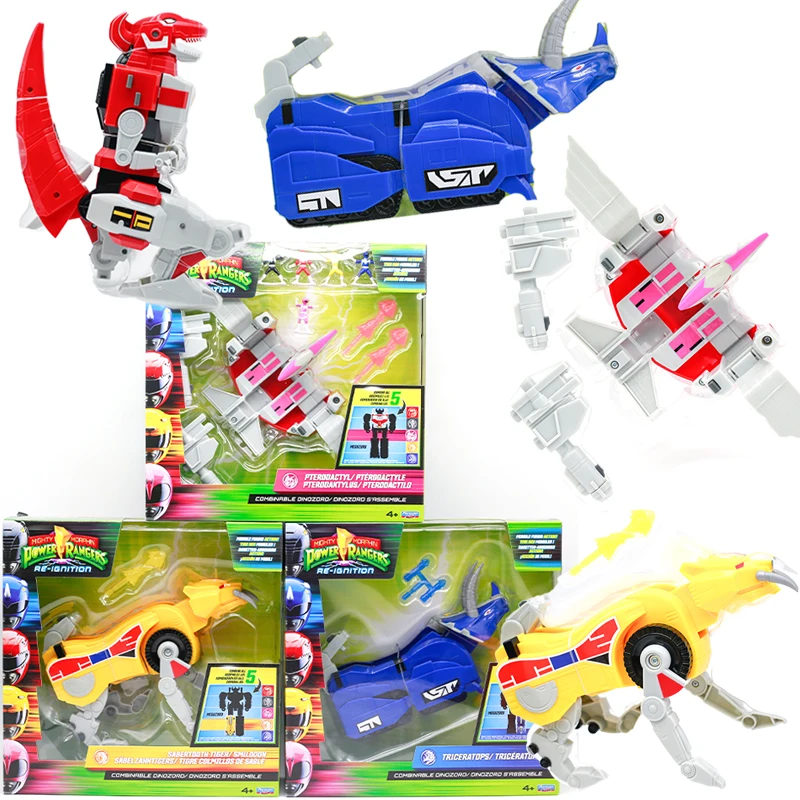 

Playmates Power Rangers Genuine MacZord Dragon Combination Dinosaur Squadron Action Figure Beast God Armour Transformable Robot