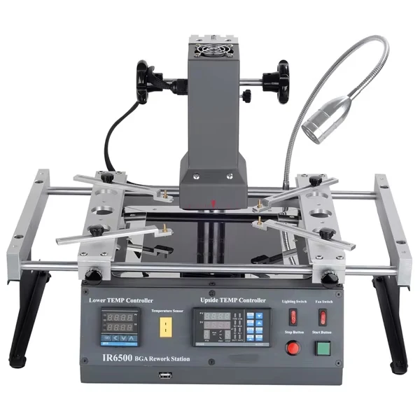 BGA Rework Station IR6500 V.2 Pro Infrared Soldering Machine Chip Repair Welding PCB SMD Preheater Hot Air Equipment DesktopTool
