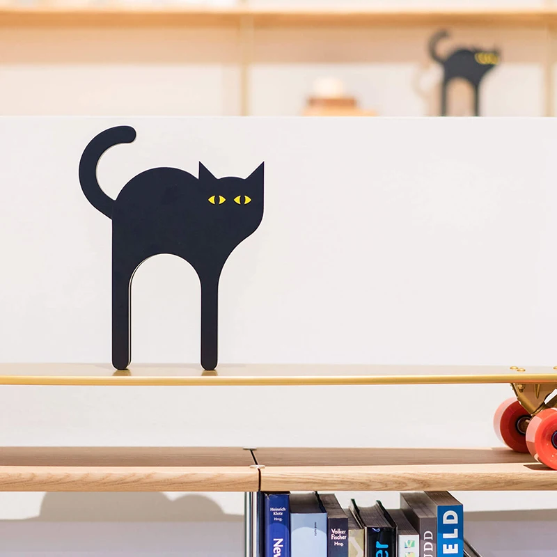 

Домашний современный стиль, спальня, гостиная, журнальный столик, аксессуары для дома, украшение с черным котом, настенный рабочий стол, креативный стиль в скандинавском стиле
