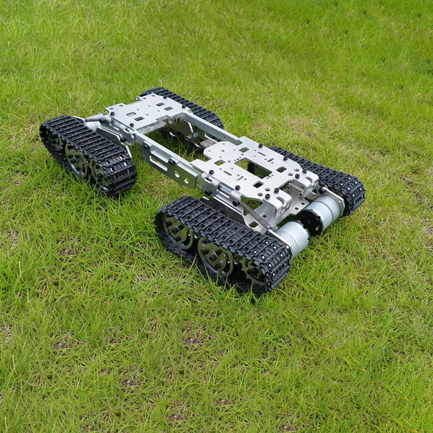 Tank Chassis Crawler 4WD smart Tank Car Chassis for DIY Toy Mobile Platform Mounting Interface for Servo Robot Arm