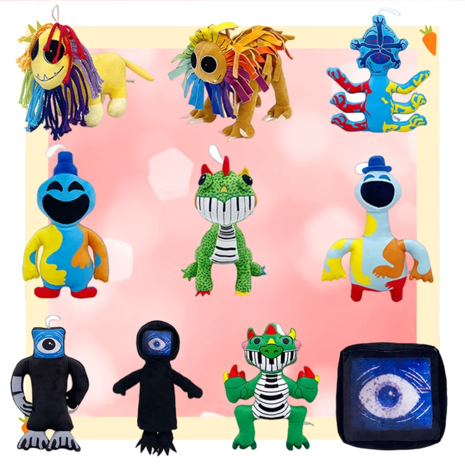 30cm Poppy Pianosaurus Song peluche dibujos animados juego de pesadilla Yarnabys León Plushie Huggy Wuggy almohada de peluche suave muñeca de juguete para niños