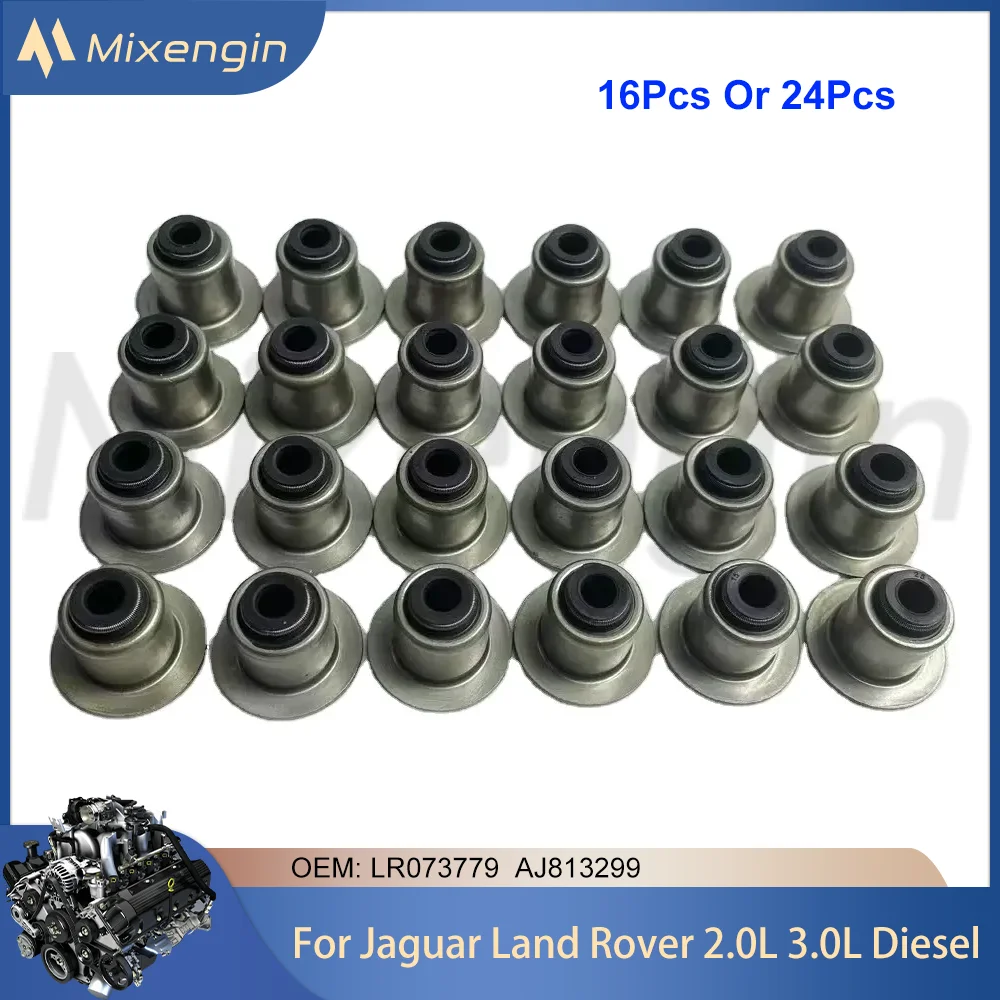 

Engine Inlet exhaust valve oil seal For Jaguar Land Rover 2.0L 3.0L Diesel 204DTD 204DTA 204DTY DT306 JDE37047 LR073776 14-22