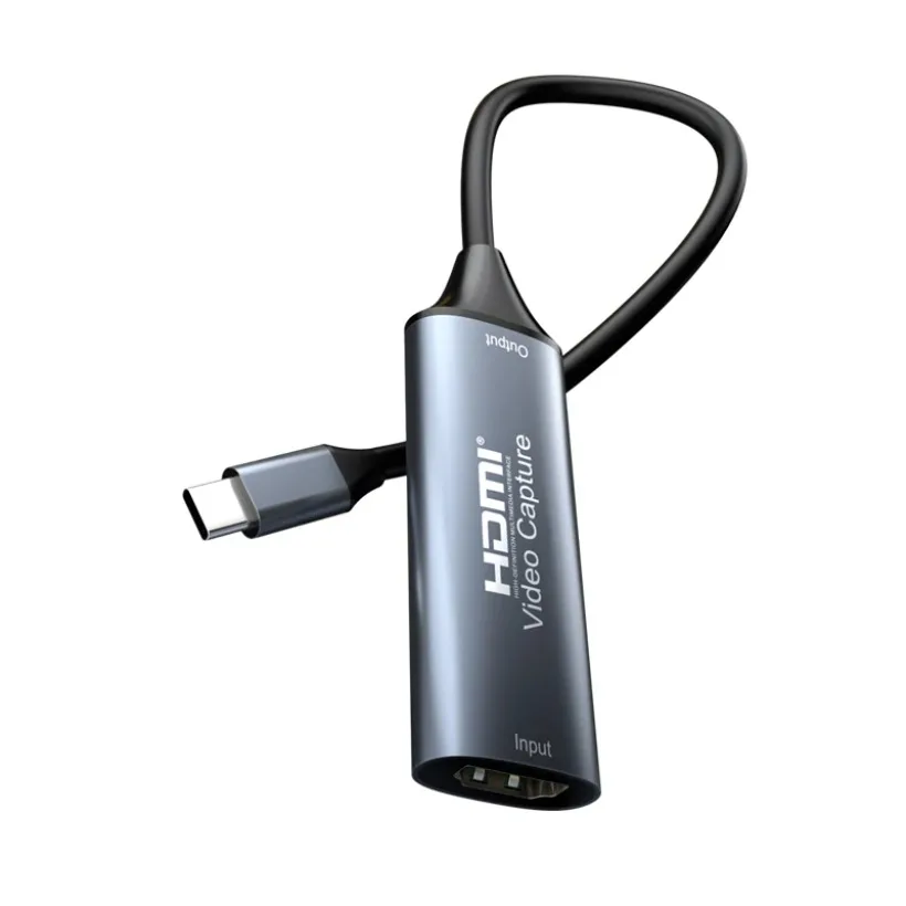 MnnWuu-tarjeta de captura de vídeo tipo C 2,0, compatible con HDMI, 4K, 30Hz, Grabber de juego para Switch, Xbox, PS4/5, juego de transmisión en vivo