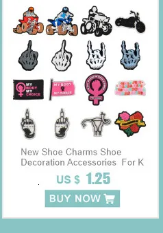 Cute Shoe Charms PVC Shoe Decorations Accessories for Clogs Sandals Wristband DIY