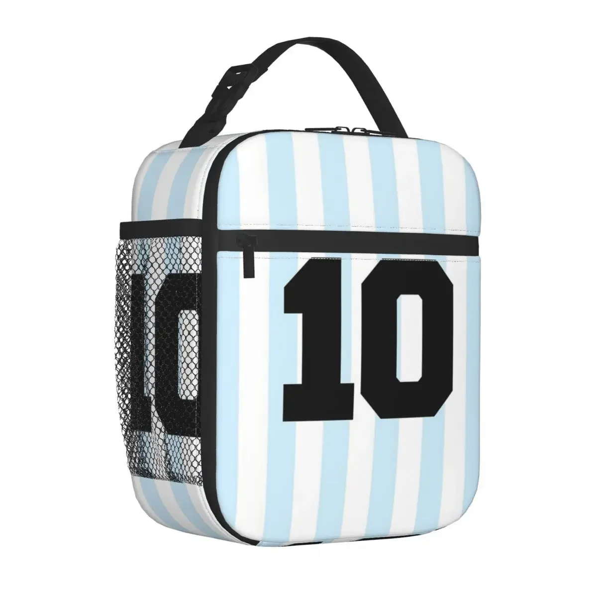 

Argentina Number 10 Football Soccer Insulated Lunch Bag Cooler Bag Lunch Container Leakproof Tote Lunch Box Food Bag Work Travel