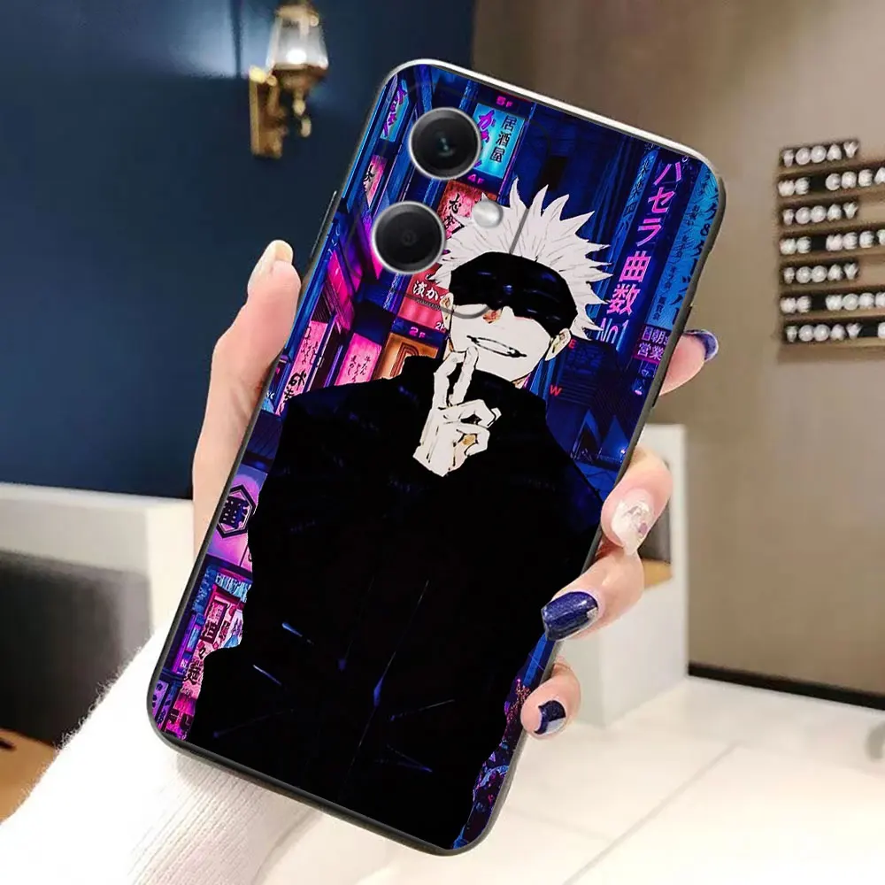 Gojo Sukuna Jujutsus Kaisens Phone Case For Xiaomi Redmi Note 15 14 13 12 12S 11 11T 11S 10 9T 9 Pro Case Funda DIY Shell Cover