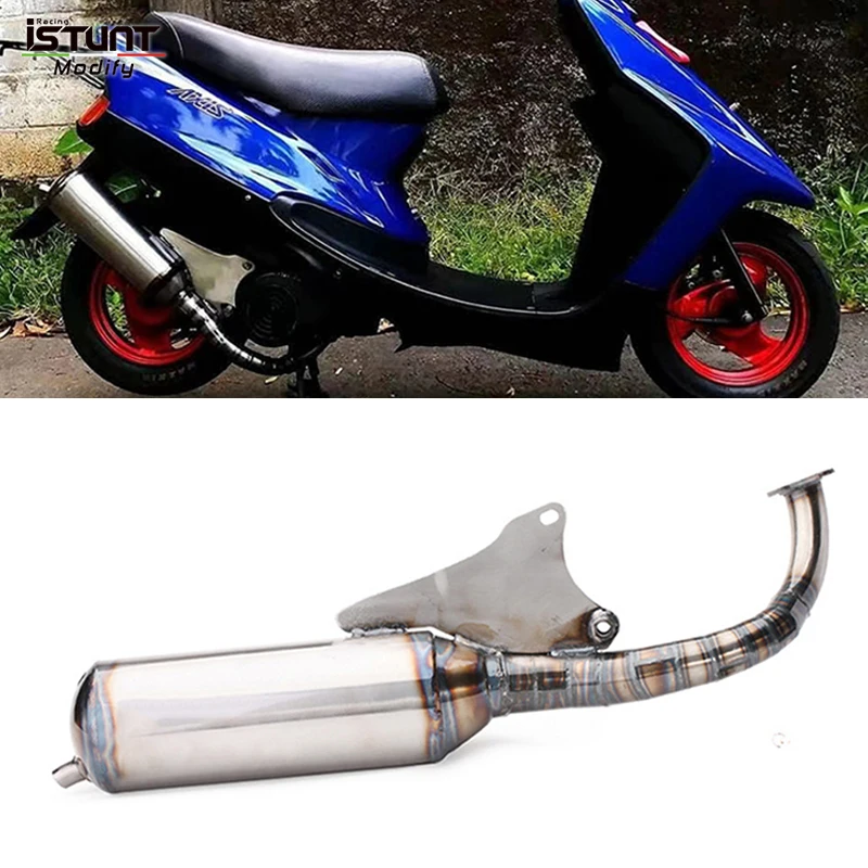 Slip On For Yamaha JOG2 JOG90 JOG50 JOG 2T EX Poche Scooter Silencer Motorcycle Exhaust Full System Escape Moto Scooter Muffler