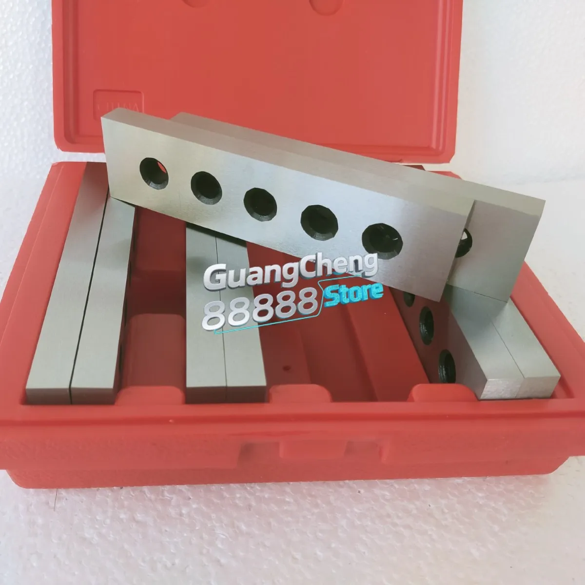 

Inch 4 pairs of parallel pads 1/2 set of parallel iron, hard and wear-resistant four pairs of vice parallel pads