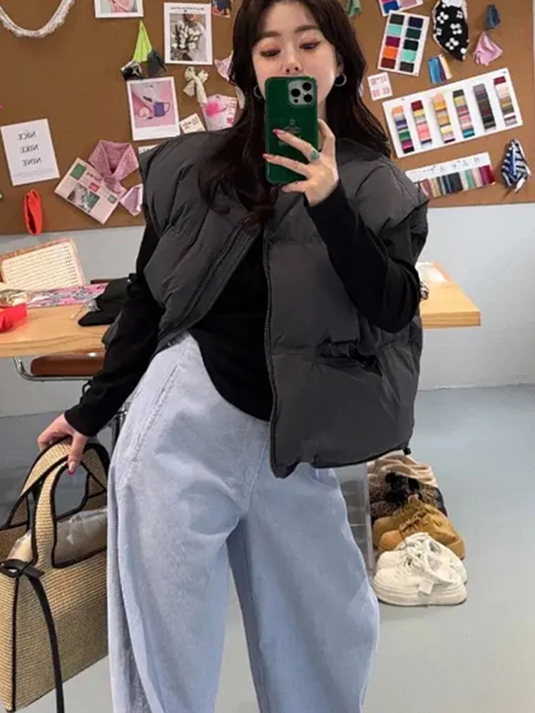 سترات الصدريات صدرية نسائية سميكة للمرأة 2025 الصيف الكروشيه محبوك الدانتيل متابعة سليم Ulzzang مخرمة كلوبوير مرنة OL #2