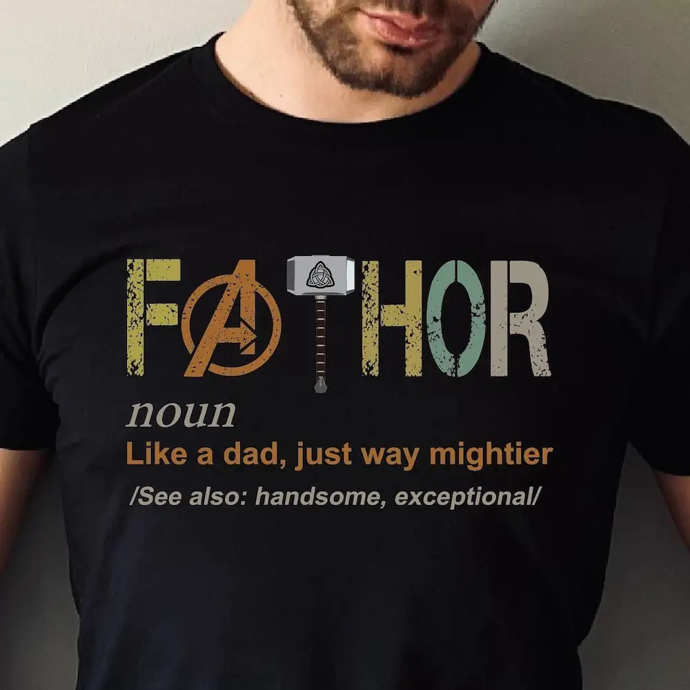 Fathor T Shirt Like A Dad But Way Cooler Fathers Day For Father Best Birthday