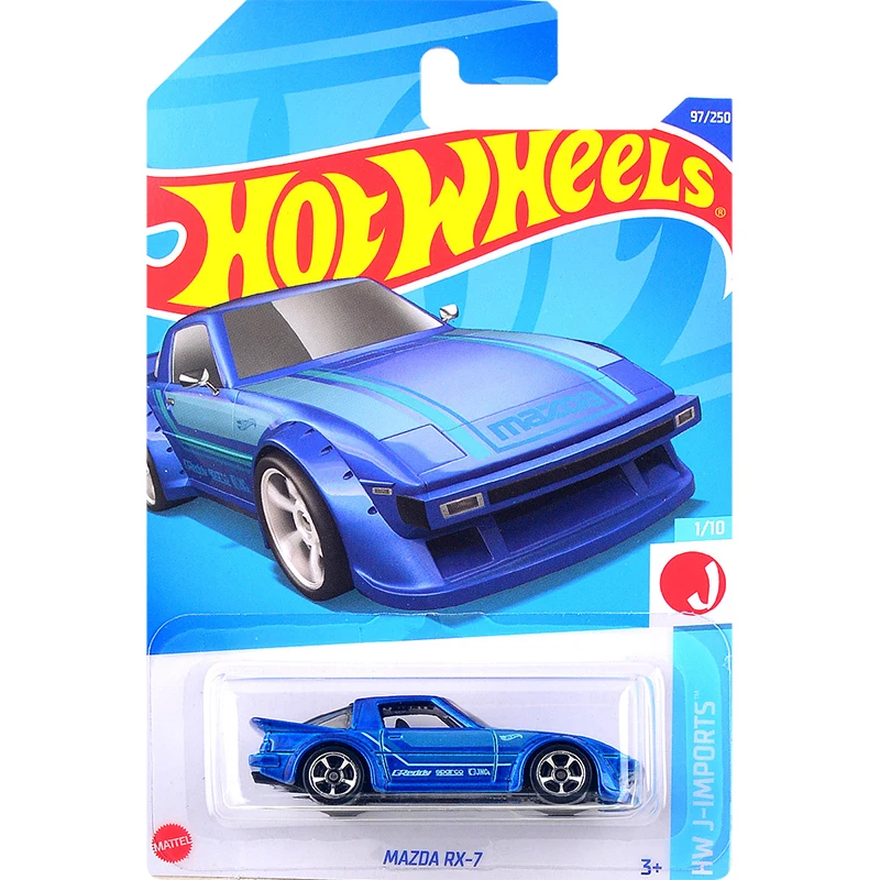 ホットウィール 1:64 マツダ RX-7 合金 クラシックスポーツカー モデル ダイキャスト メタル トラック レーシングカー 車両 モデル シミュレーション キッズ おもちゃ ギフト