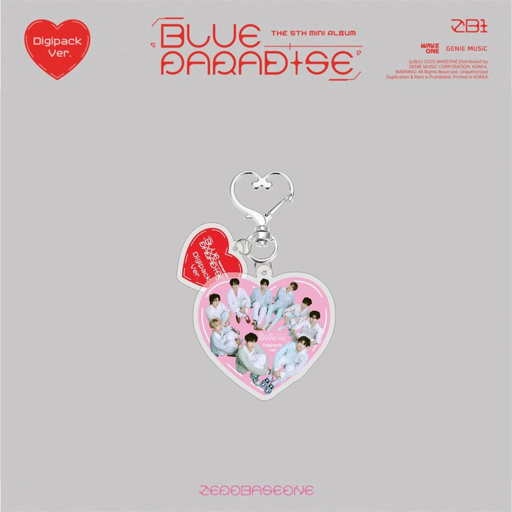 KPOP ZB1 Acrylic Keyring ZEROBASEONE Mini Album BLUE PARADISE Member Photo Keychain Pendant Bag Accessories Ricky Matthew Hanbin