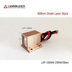 LST-1005AI-Diode-Laser-Stack-Output Power 250W-Each Bar 50W-5 Bars Assemble-Guarantee 10 Millions Times Shooting