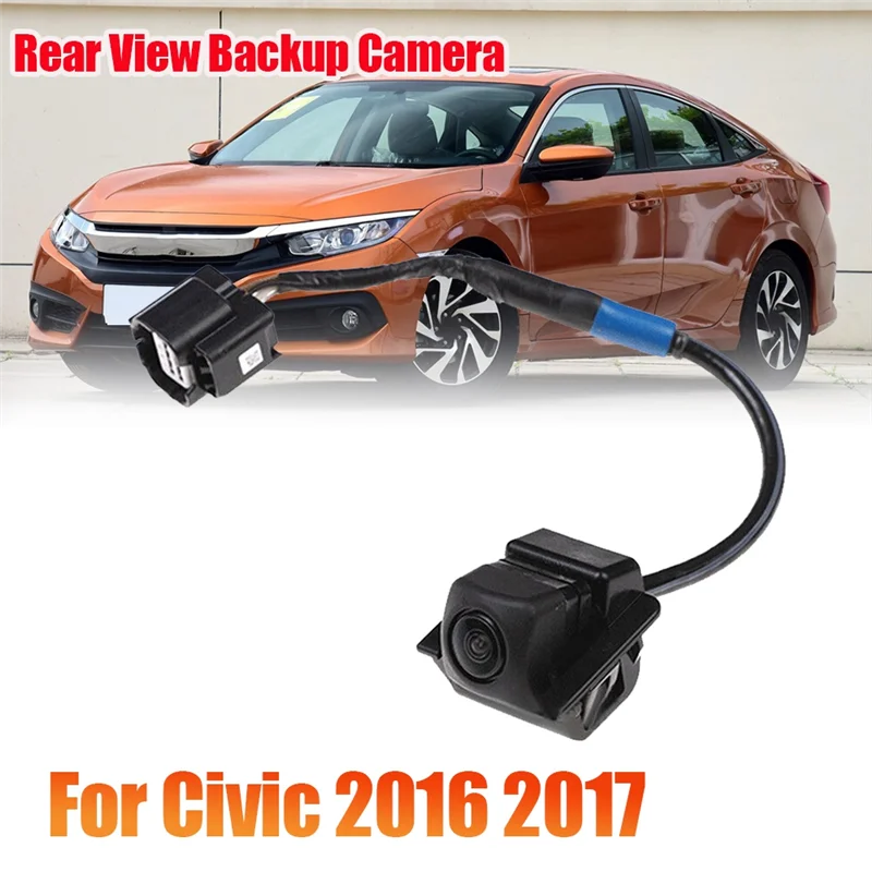 39530-TBA-A01 Rear View Camera Reverse Parking Assist Back Up Camera for 2016 2017 Honda CIVIC