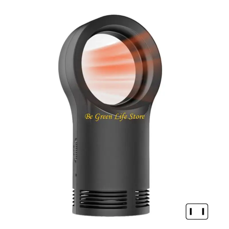 Mininagrzewnica biurkowa M7DF Bezłopatkowy termowentylator Elektryczny grzejnik pokojowy z regulacją temperatury Nadaje się do w