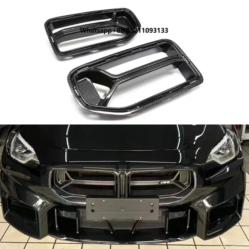 CSL Style Dry Carbon Fiber Front Center Bumper Grill New Upgrade Style Car Front Grills