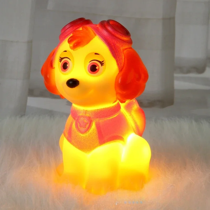 Paw Patrol Night Light Cartoon Glowing Chase Skye Children Toy Cute Bedside Lamp Atmosphere Lights Children's Birthday Present image 3