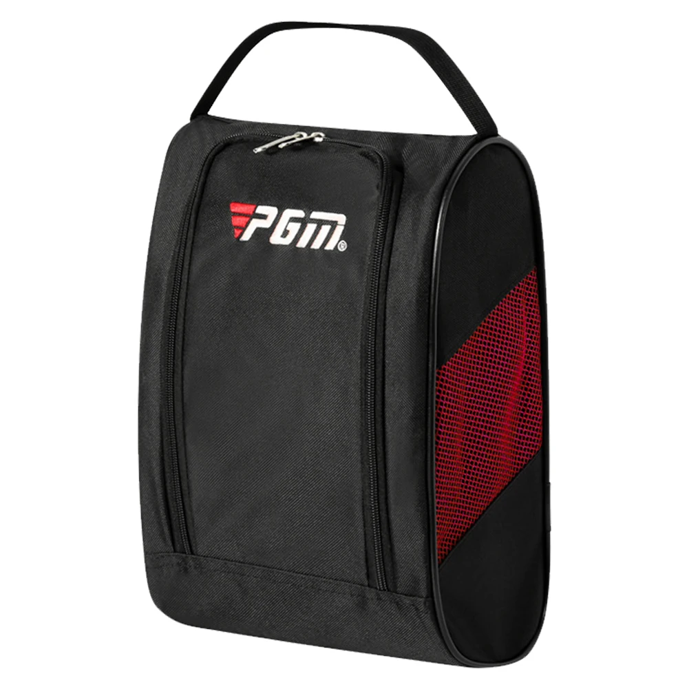 

Unisex Golf Shoe Holder Bag Portable Nylon Golf Shoe Pocket with Zipper Hand-Held Breathable Ultra-light for Outdoor Sports