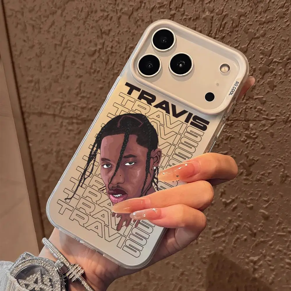 حافظة لهاتف آيفون 17 16 15 14 13 12 11 Pro Max باللون الأسود والأرجواني غير اللامع بالليزر المعدني أورورا فوندا