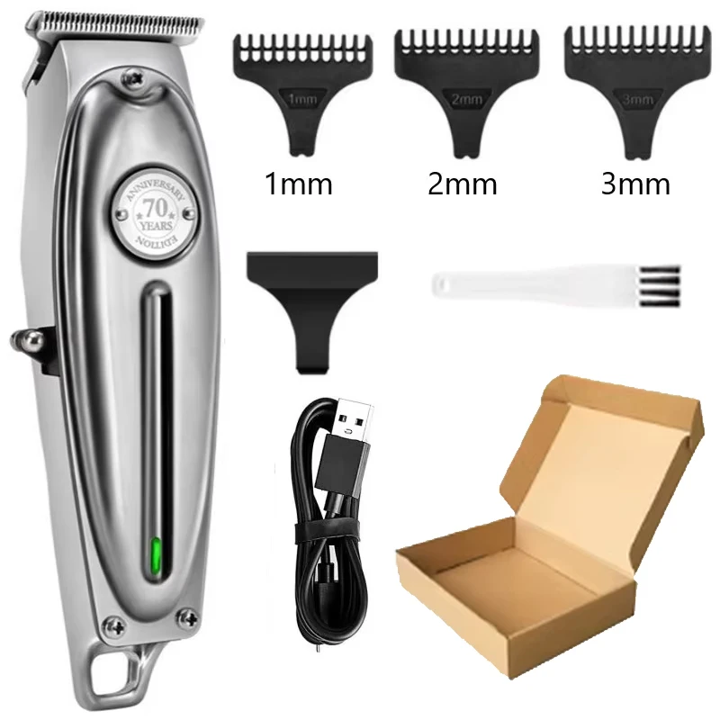 Kemei KM-1949 Pro elektrische kapper volledig metalen professionele tondeuse voor mannen baard tondeuse afwerking haar snijmachine