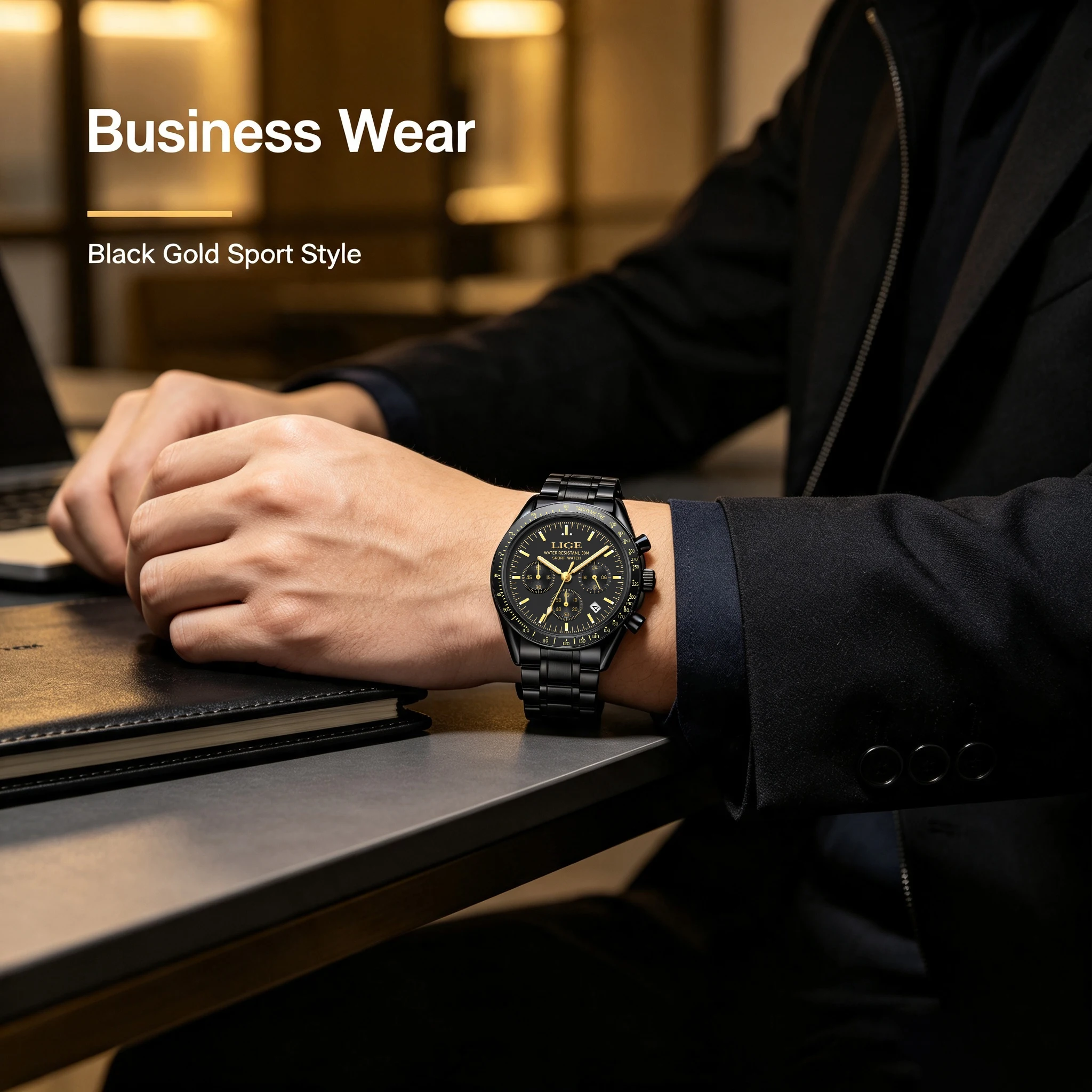 2026 New Sports Watch Men Top Brand Luxury Mens Watches Business Waterproof Military Quartz Chronograph Wristwatch Montre Homme