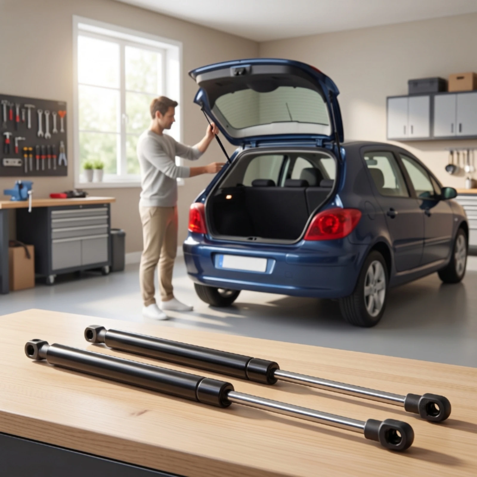 Rear Hatch Support Struts OEM Replacement Rear Hatch Lift Supports Tailgate Gas Struts Corrosion-Resistant for DIY Mechanics