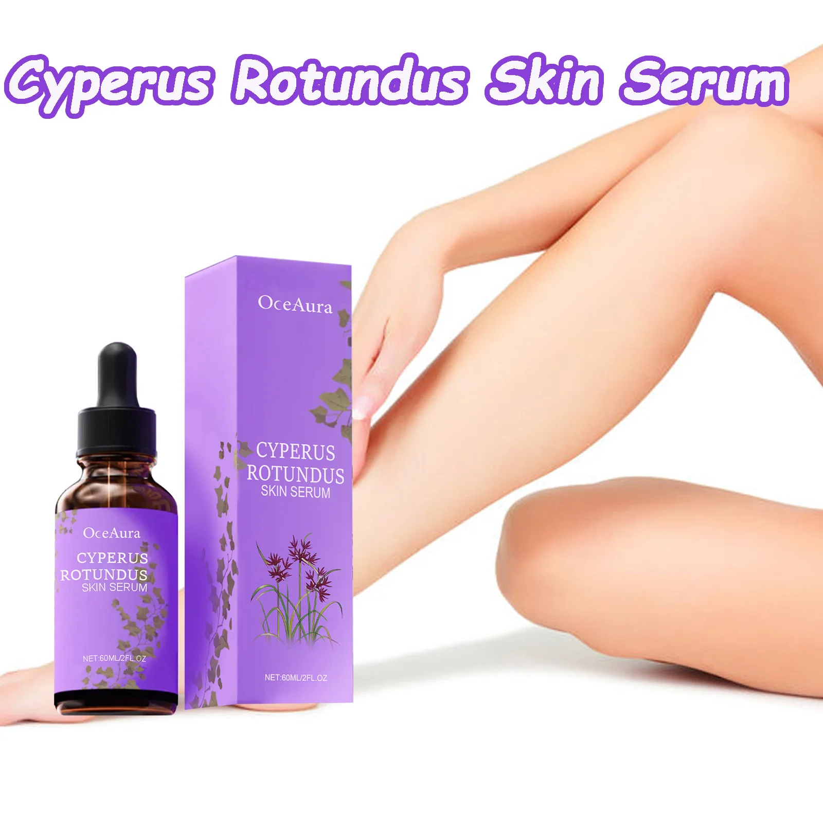 Cyperus Rotundus Skin Serum Nourishing Soothing Skin Inhibit Hair Moisturizing Refreshing Slowing Body Hair Inhibitor Oil