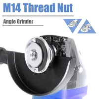 M14 Angle Grinder Quick Release Self-Locking Grinder Pressing Plate Flange Nut Power Chuck for Replacement/Fixing Cutting Discs 2