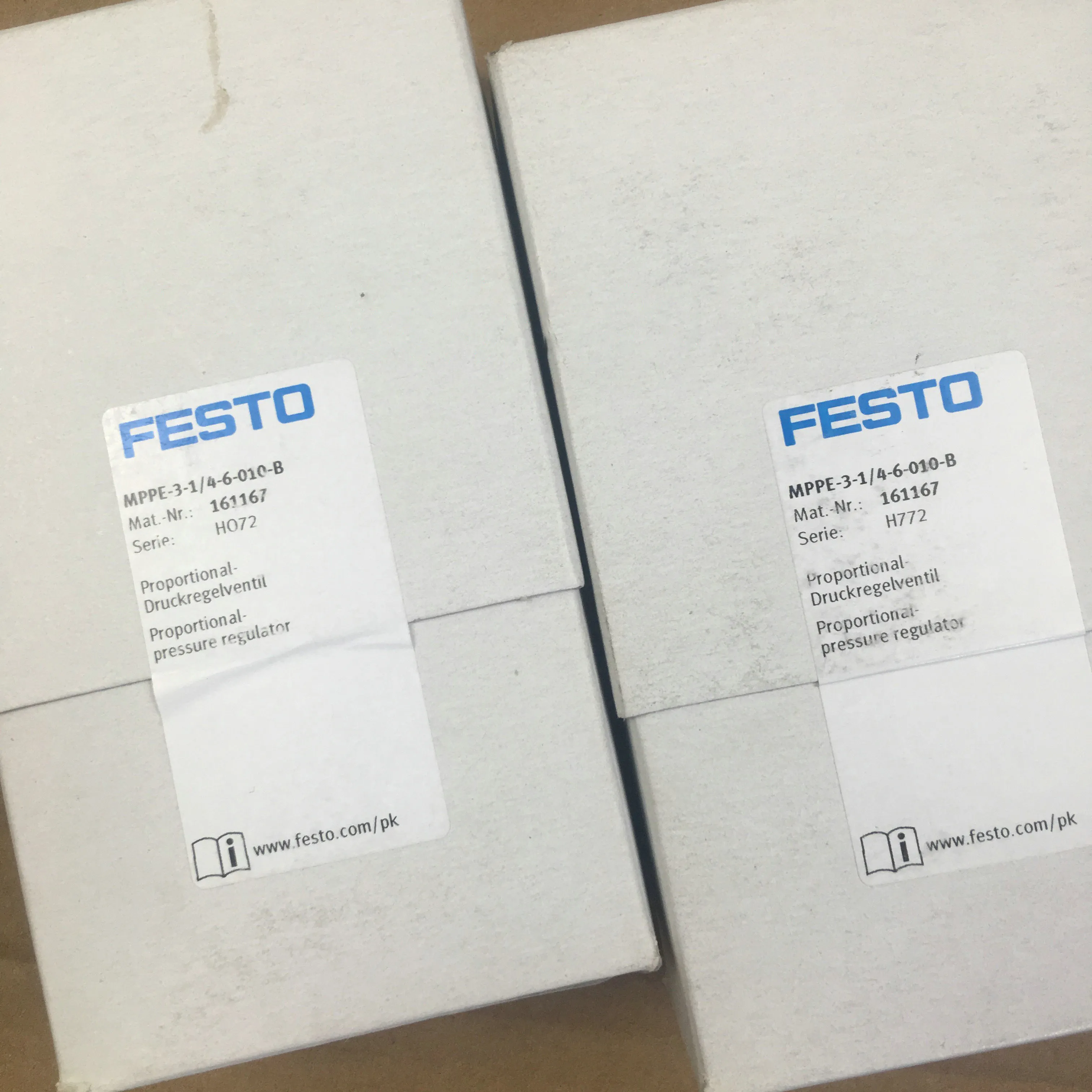 

FESTO Pressure Proportional Valve MPPE-3-14-6-010-B 161167 161168 161170 Spot