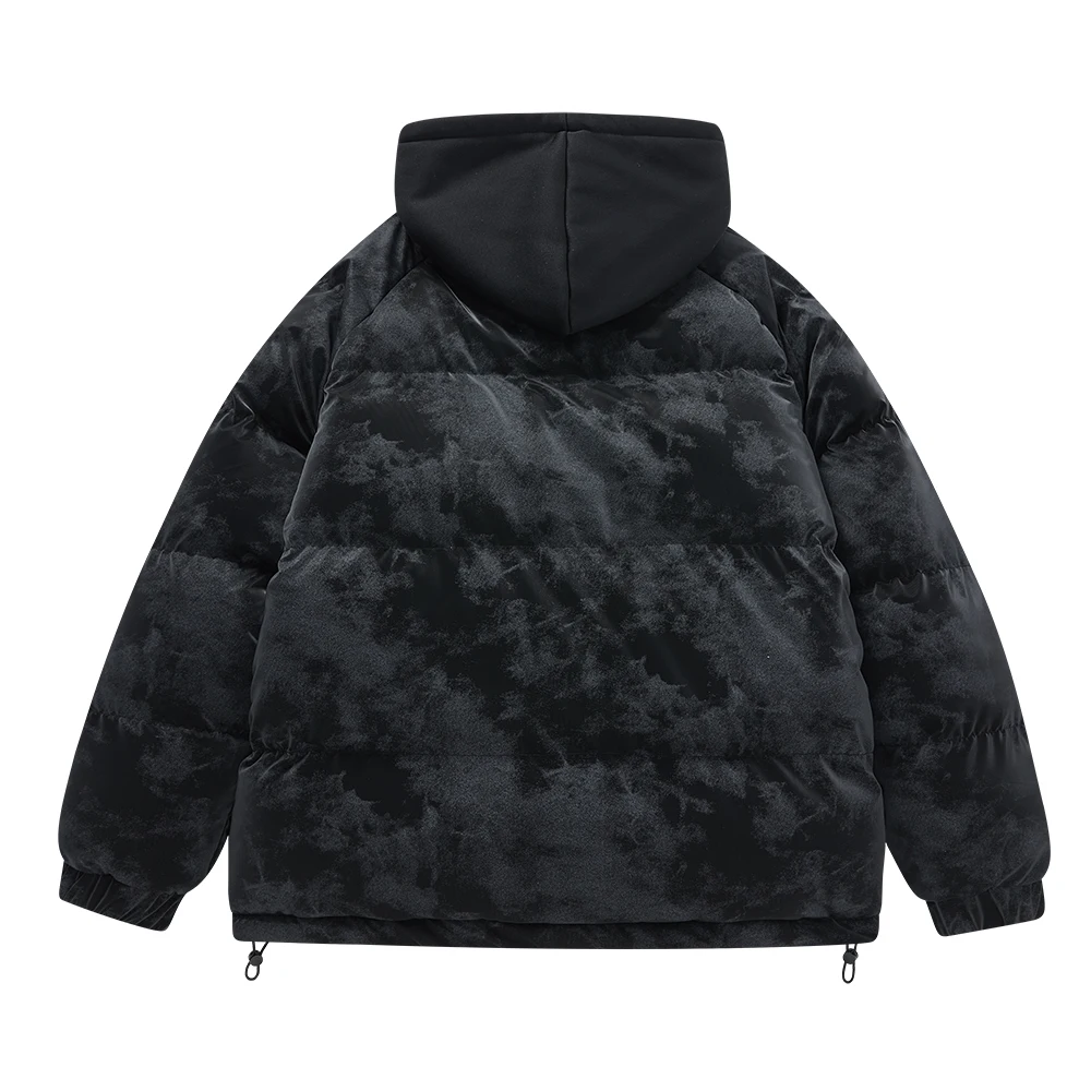 2025 جديد الشتاء سميكة الدافئة مقنعين سترة الرجال موضة عادية فضفاض هوديي معطف في الهواء الطلق يندبروف جاكيتات فضفاضة الرجال الملابس