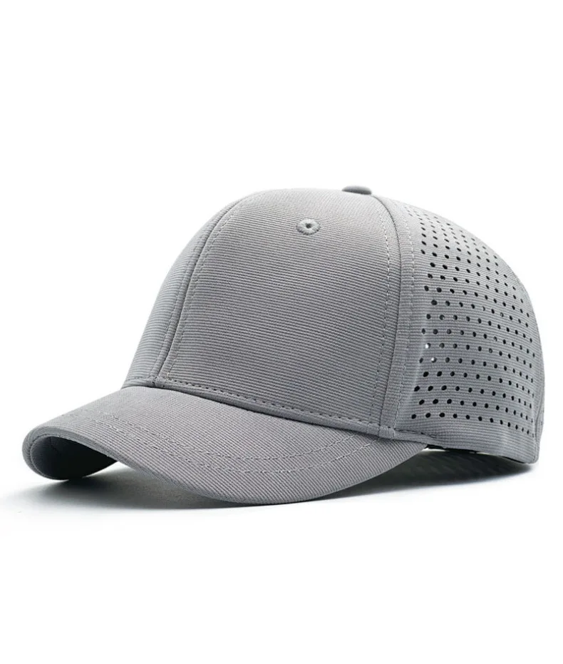 Marke Oohmy 5 cm Baseballkappen mit kurzer Krempe, großer Kopf und kleiner Kopf für Männer und Frauen, Trucker-Mütze mit Netzrücken, kurz, BillQuick Dry – Detail 10