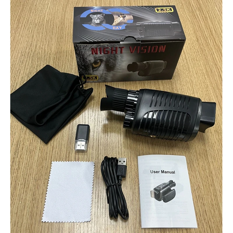 Monocular Night camera Device 1080P HD Infrared Camera 5X Digital Light Zoom Hunting Telescope Outdoor Search Full Darkness 300m