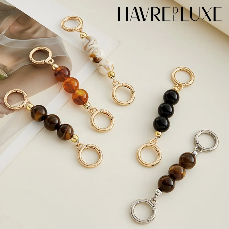 Amber Pearl 가방 체인, Laurel31 패션 내구성 선물 가방 연장 체인, 가방 장식 DIY 체인 가방 액세서리